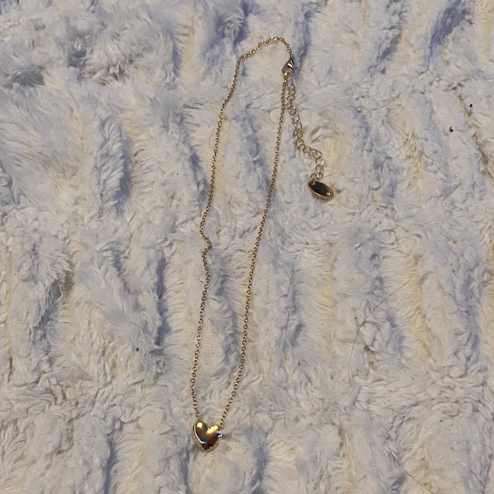 Time and Tru Gold Heart Necklace